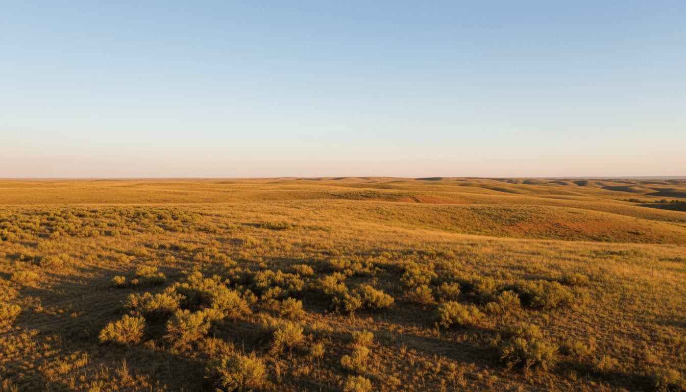 Expansive Colorado vacant land under clear blue sky